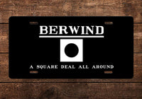 Berwind Coal Company License Plate