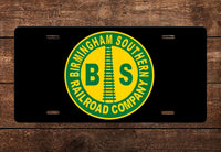 Birmingham & Southern Railroad Co. License Plate