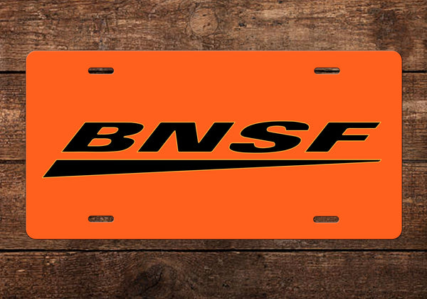 BNSF License Plate