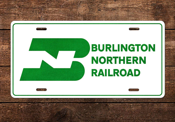 Burlington Northern (BN) Classic License Plate