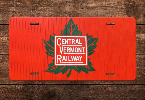Central Vermont Railway Box Car License Plate