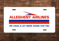 Allegheny Airlines License Plate