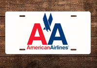 American Airlines License Plate