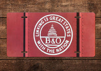 Baltimore & Ohio (B&O) Box Car License Plate