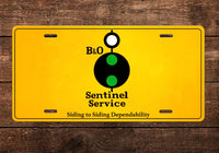 Baltimore & Ohio (B&O) Sentinel Service License Plate
