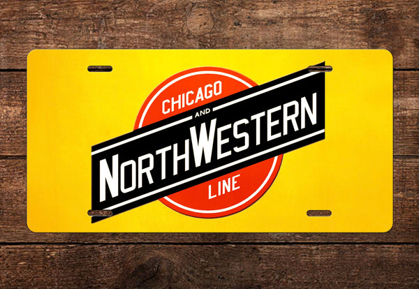 Chicago & North Western Transportation Co. License Plate