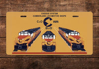 Chessie System - Cumberland Shop - License Plate