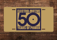 Chessie - B&O GM50 (GM-EMD 50th Anniversary) GP40-2 License Plate