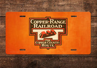 Copper Range Railroad License Plate