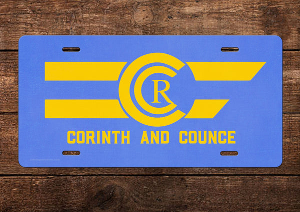 Corinth & Counce License Plate