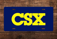 CSX - Vintage License Plate