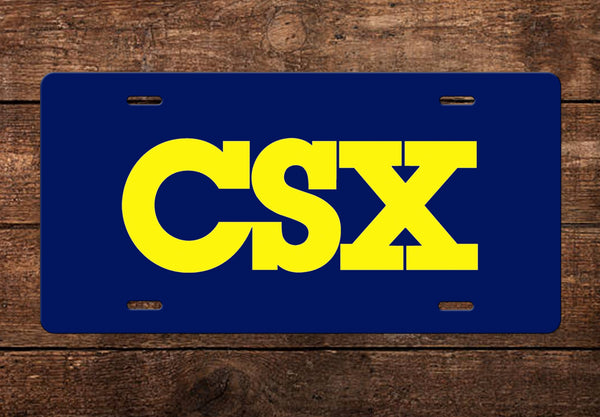 CSX - Vintage License Plate