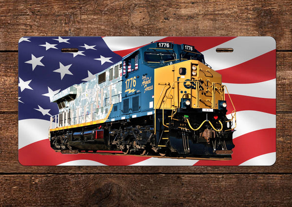 CSX - No. 1776 Spirit of Our Armed Force - License Plate