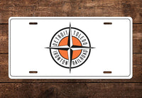 Detroit Toledo Ironton Compass Logo License Plate