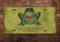 Detroit & Cleveland Navigation Co - Frog - License Plate