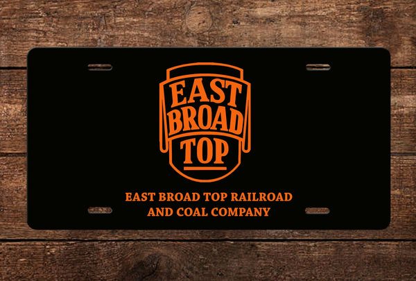 East Broad Top RR & Coal Co. License Plate