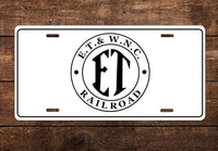 East Tennessee & Western NC RR (ET&WNC) License Plate
