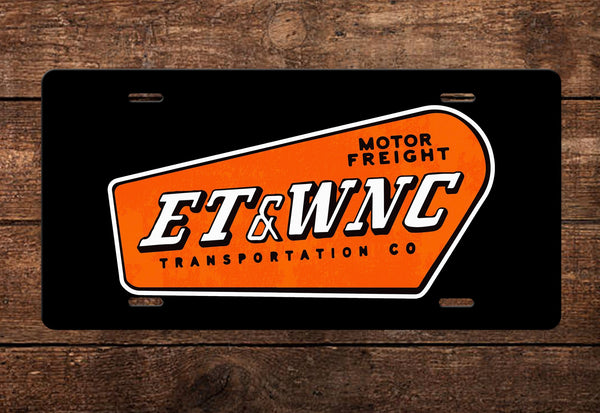 East Tennessee & Western North Carolina (ET&WNC) RR License Plate
