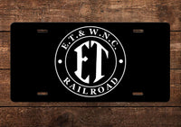 East Tennessee & Western NC RR (ET&WNC) License Plate