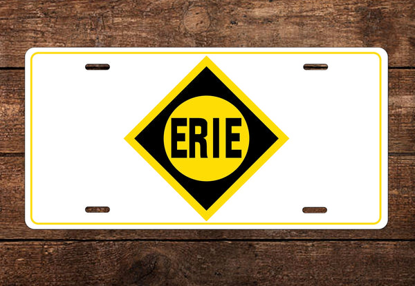 Erie Railroad Classic License Plate