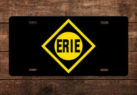 Erie Railroad License Plate