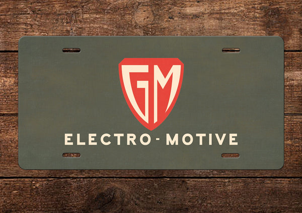 GM Electro-Motive License Plate