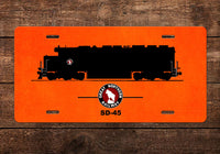 Great Northern RY "EMD SD-45" License Plate