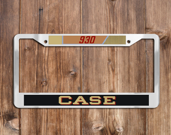 CASE 930 Tractor - Chrome License Plate Frame