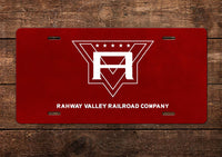 Rahway Valley Railroad License Plate