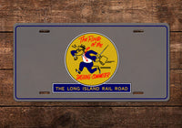 Long Island Railroad - Dashing Dan - License Plate
