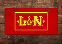Louisville & Nashville (L&N) RR License Plate