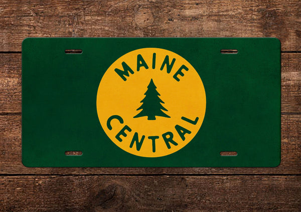 Maine Central Railroad License Plate