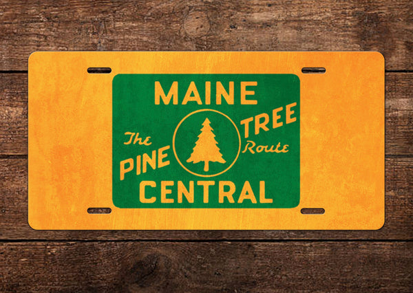 Maine Central Railroad License Plate