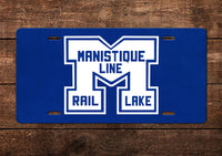 Manistique & Lake Superior Railroad License Plate
