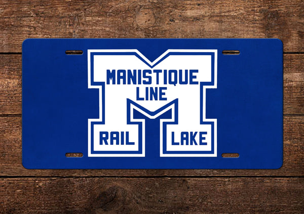 Manistique & Lake Superior Railroad License Plate