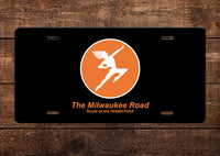 Milwaukee Road - Hiawatha Route - License Plate