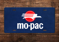 Mo-Pac Railroad License Plate