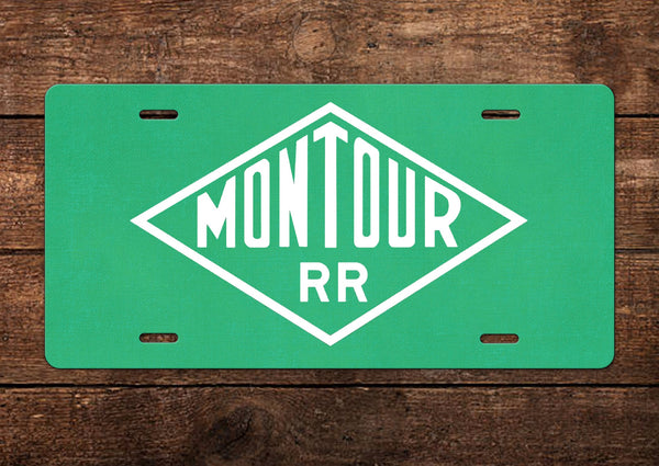 Montour Railroad License Plate