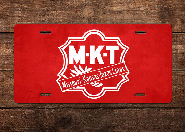 MKT-Katy Railroad License Plate