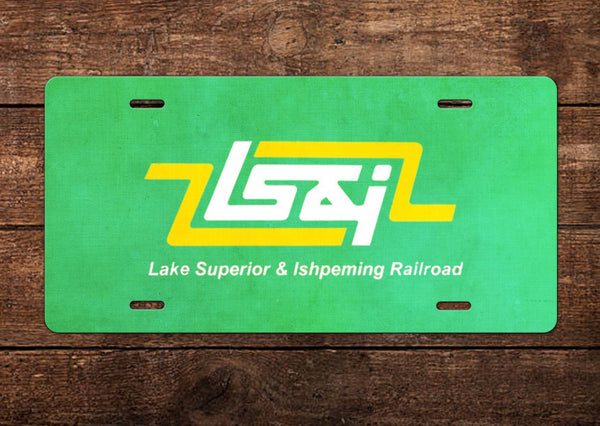 Lake Superior & Ishpeming Railroad License Plate