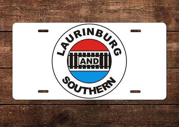Laurinburg & Southern RR License Plate