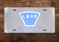Lehigh & Hudson River Railway License Plate