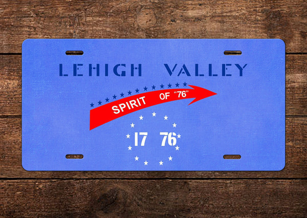 Lehigh Valley Spirt of '76 License Plate