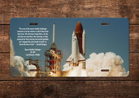 NASA - Remembering Challenger - License Plate