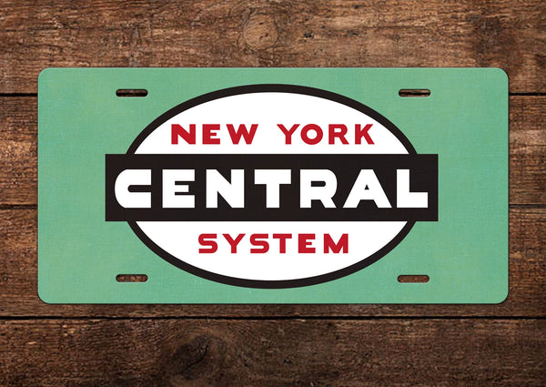 New York Central (NYC) RR License Plate