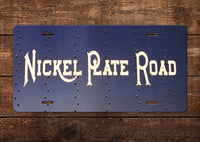Nickel Plate Road (NKP) Tinder License Plate