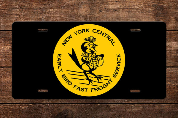 NYC "Early Bird Fast Freight" License Plate