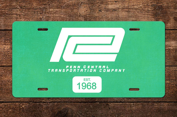Penn Central - Est. 1968 - License Plate