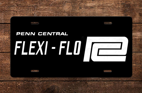 Penn Central Flexi-Flo License Plate