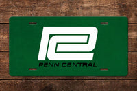 Penn Central License Plate (Green)
